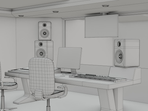 Recording Studio 3D Модель