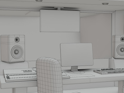 Recording Studio 3D Модель