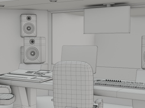 Recording Studio 3D Модель