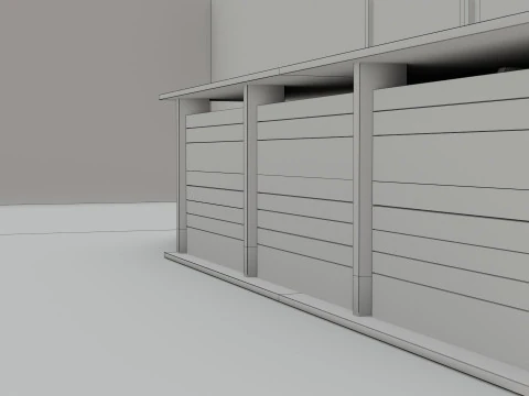 レコーディングスタジオ 3Dモデル