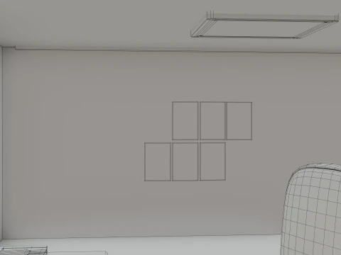 レコーディングスタジオ 3Dモデル