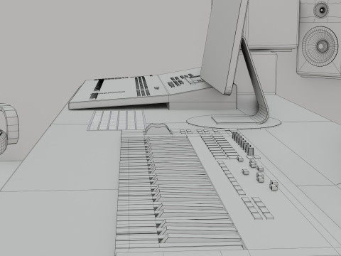 Recording Studio 3D Модель