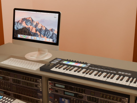 Recording Studio Model 3D