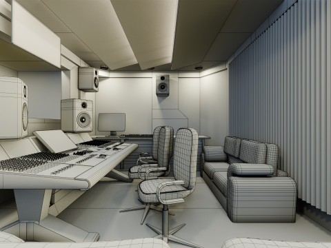 Recording Studio Model 3D