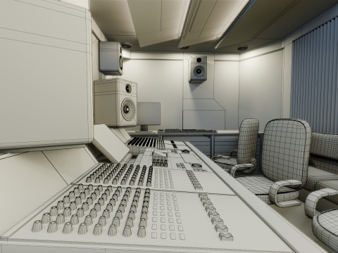 Recording Studio Model 3D