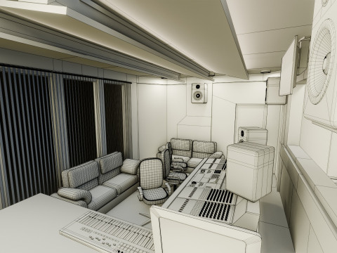 Recording Studio Model 3D