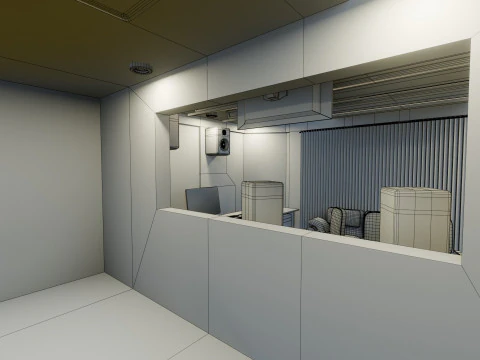 Studio Rekaman Model 3D