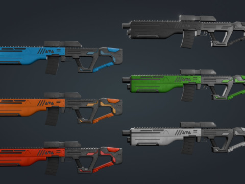 Sci-Fi Weapon Modèle 3D