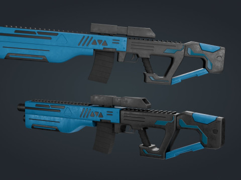 Sci-Fi Weapon Modèle 3D