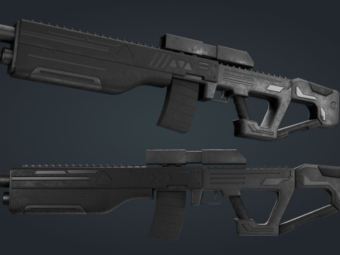 Sci-Fi Weapon Modèle 3D