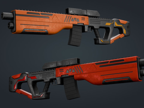 Sci-Fi Weapon Modèle 3D