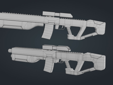 Sci-Fi Weapon Modèle 3D