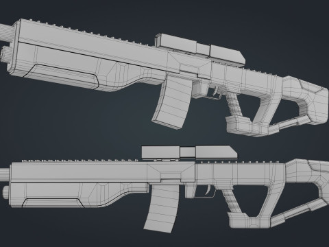 Sci-Fi Weapon Modèle 3D