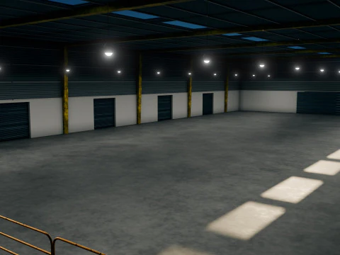 Warehouse 3D Model