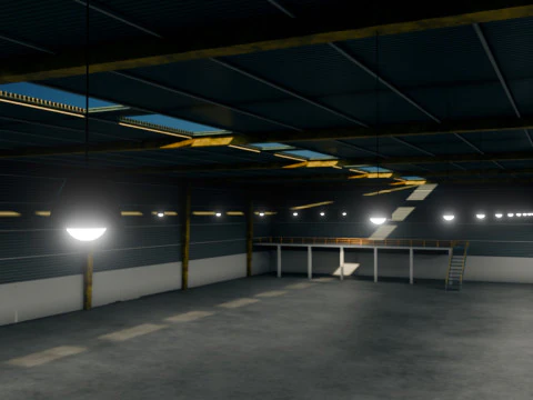 Warehouse 3D Model