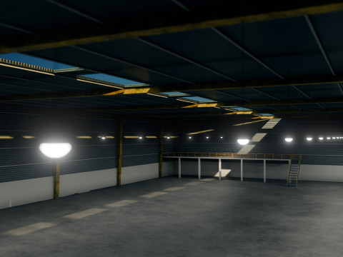 Warehouse 3D Model