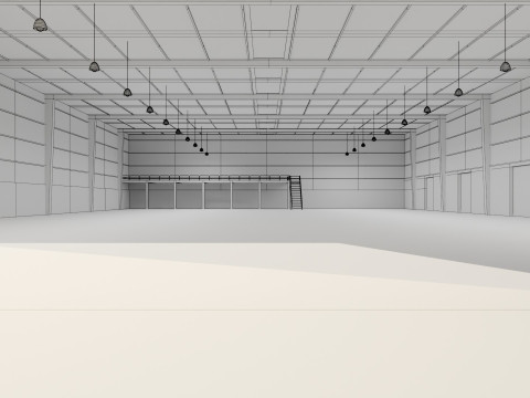 Warehouse 3D Model