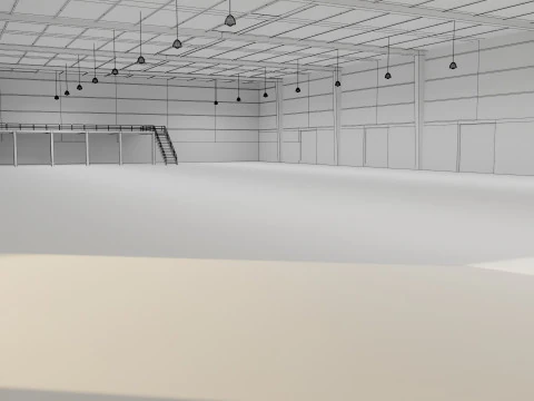 Warehouse 3D Model