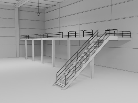 Warehouse 3D Model