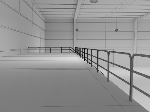Warehouse 3D Model