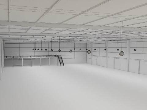 Warehouse 3D Model