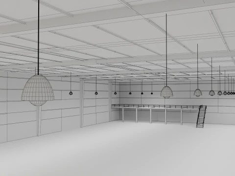 Warehouse 3D Model