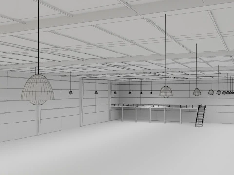 Warehouse 3D Model
