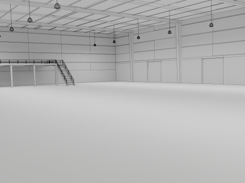 Warehouse 3D Model