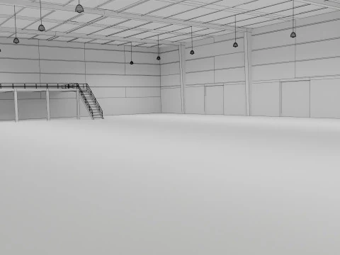 Warehouse 3D Model