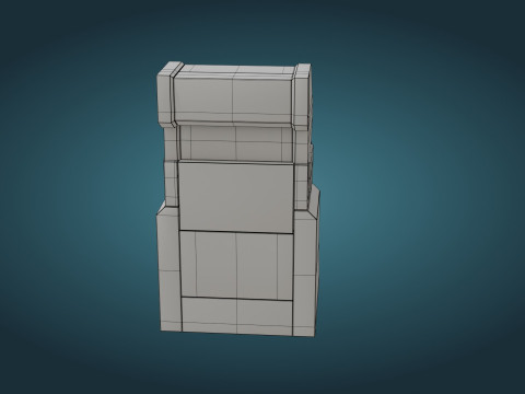 Sci-Fi Computer - Game Ready - PBR 3D Модель