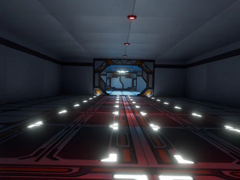 Laborat&oacute;rio Modular de Fic&ccedil;&atilde;o Cient&iacute;fica - Low-poly - Game Ready - PBR Modelo 3D