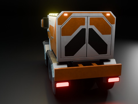 Sci-Fi Truck 3D 모델