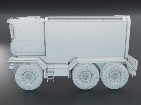 Sci-Fi Truck 3D 모델