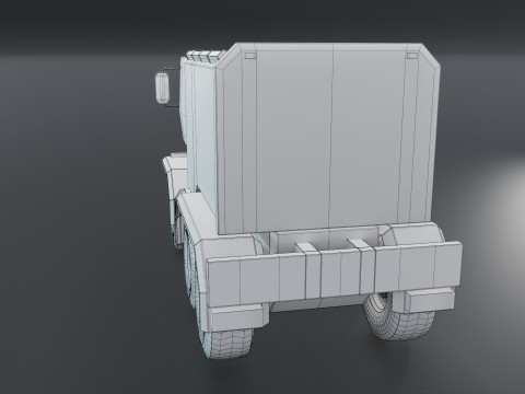 Sci-Fi Truck 3D 모델