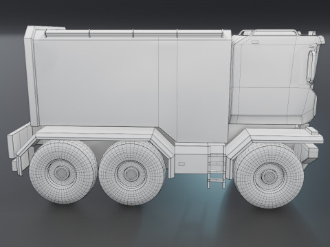 Sci-Fi Truck 3D 모델