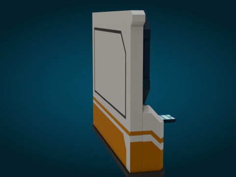 科幻监视器 3D 模型