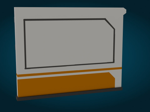 科幻监视器 3D 模型