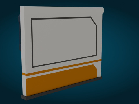 科幻监视器 3D 模型