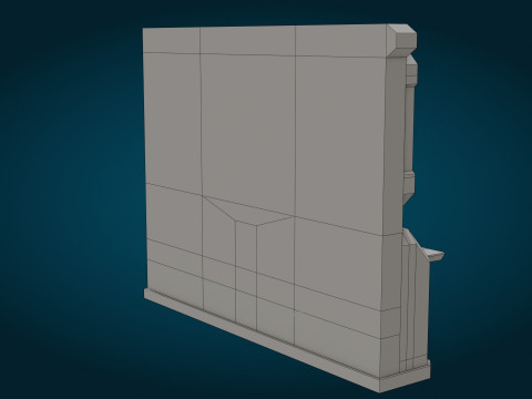 科幻监视器 3D 模型