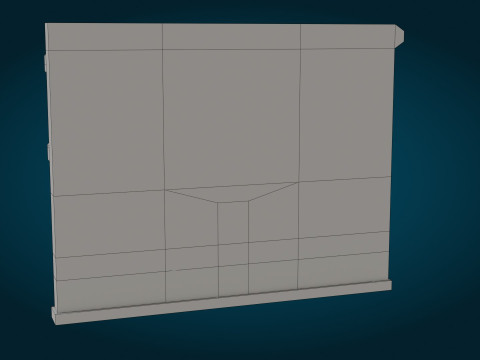 科幻监视器 3D 模型