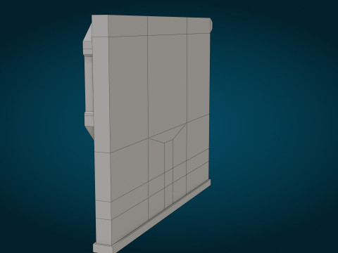 科幻监视器 3D 模型