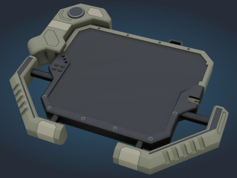 Bilim Kurgu GPS Cihazı 3D Model