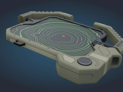 Sci-Fi-GPS-Ger&auml;t 3D Modell