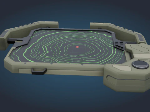 Sci-Fi-GPS-Ger&auml;t 3D Modell