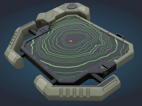 Sci-Fi-GPS-Ger&auml;t 3D Modell