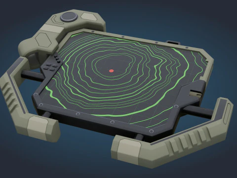 Sci-Fi-GPS-Ger&auml;t 3D Modell