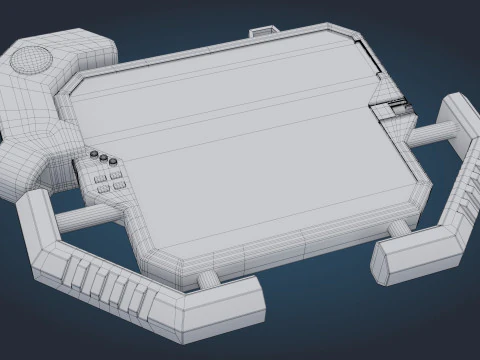 Sci-Fi-GPS-Ger&auml;t 3D Modell