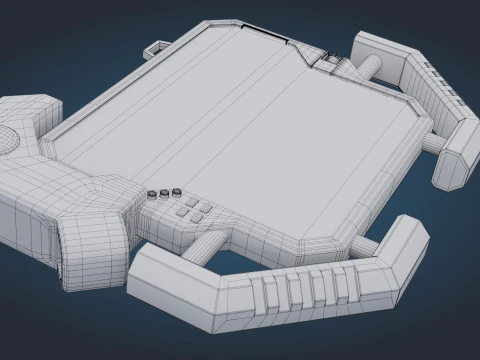 Sci-Fi-GPS-Ger&auml;t 3D Modell