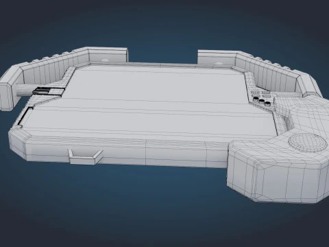 Sci-Fi-GPS-Ger&auml;t 3D Modell