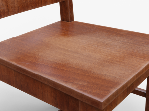classic wooden chair 2 Model 3D